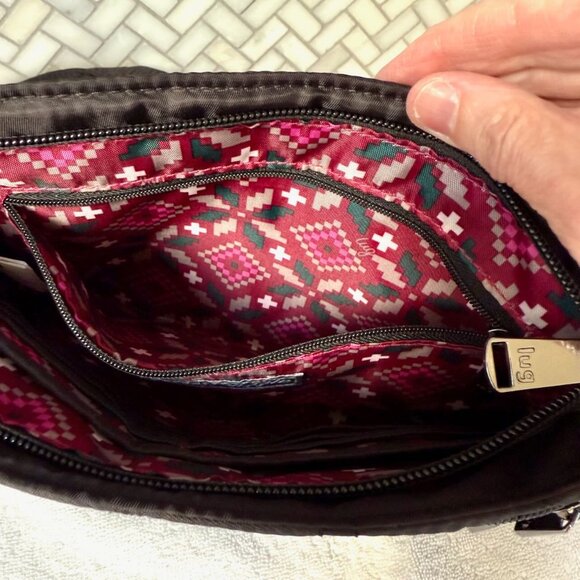 Lug Dazzle Crossbody Bag - Black - EUC - Picture 9 of 15